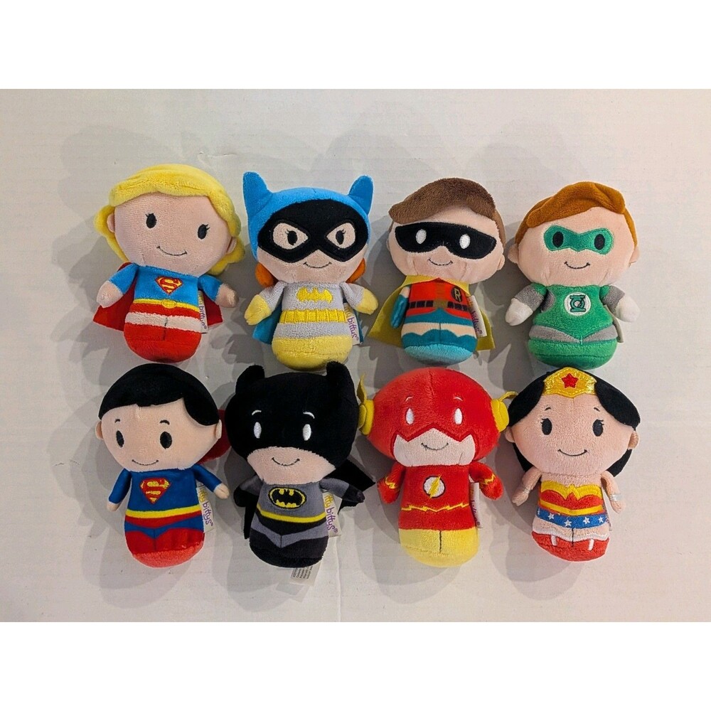 DC Comics Hallmark Itty Bittys Superheroes lot 8 Justice League